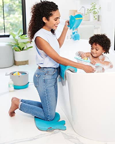 Skip Hop Baby Bath Rinse Cup MOBY Tear-Free Waterfall Rinser Blue Age 0+ - style: Moby Rinser Blue