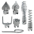 7Pcs Drain Cleaner Combination Cutter Head Set, 16mm Drain Dredging Combination Cutter Head for Ridgid k50 K400 Drain Snake Drain Cleaner - size: 6 Cutter Head