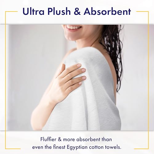 Alusa Home 100% Organic Luxury Bath Sheets - GOTS Certified - Extra Large 35x70 Inches (Pack of 2) Zero-Twist, Long-Staple Cotton Bath Sheet Set (White) - color: White, size: 2pc Bath Sheets