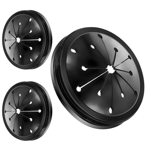 3 Pcs Garbage Disposal Splash Guard, Durable Rubber Material, 3.1-Inch Universal Fit for Splash Guard Sink Baffle Disposal Replacement Waste Food Disposal Part - color: 3PCS