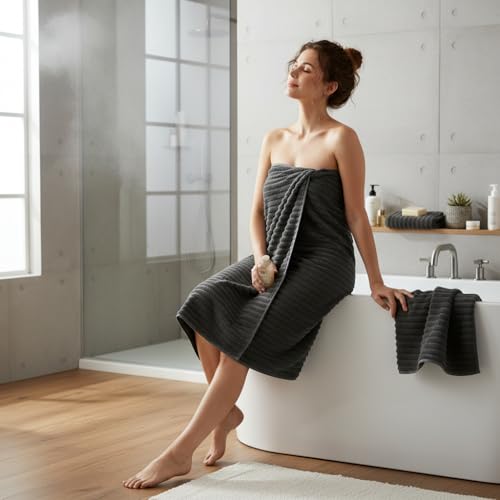 Oversized Bath Sheets 40x80 Inches Extra Large Bath Towels for Adults Super Soft Quick Dry Highly Absobent Microfiber Shower Towels for Bathroom, Pool, Gym, Yoga Towel (Charcoal Gray, 2Piece) - color: Charcoal Gray, size: 2Piece Bath Sheet