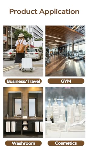 5 packs of toiletries travel bottles, TSA Approval silicone travel containers, leak proof refillable shampoo and conditioner are essential for travel, fitness, business trips, office use(coffee) - color: Brown