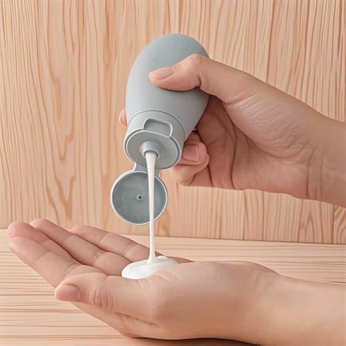 21 PCS Refillable Toiletry Bottles with Toiletry Bag for Travel Containers Empty Squeeze Leakproof Accessories for Toiletries Shampoo Lotion Body Wash (BPA Free) - size: 21 PCS Kit - 1#