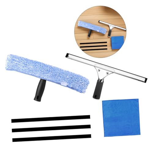 VALICLUD 1 Set Glass Wiper: Window Squeegee and Scrubber for Mirrors Windshields Bathroom Shower Doors - Window Cleaning Tools for Home Office Hotel