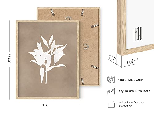 HAUS AND HUES Floral Wall Art - Set of 4 Plant Posters for Wall Vintage Botanical Prints, Flower Pictures for Room Aesthetic, Vintage Art Prints Flower Wall Art (Beige Frame, 11x14) - color: Colored Antique Flowers, size: 11x14, style: Beige Framed
