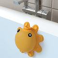 Bathtub Overflow Drain Cover - Tub Soak Bath Cover, Adds Inches of Water for Deeper Bath (Silicone, Yellow) - color: Yellow