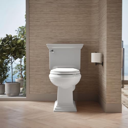 KOHLER Cachet Nightlight Round Toilet Seat Soft Close, ReadyLatch®, White - color: White, size: Round