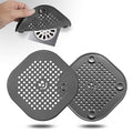 2 Pack Drain Cover Hair Catcher Drain Plug Hair Stopper Drain Protector for Shower Bathroom Accessories Bathtub Deep Grey - color: Deepgrey