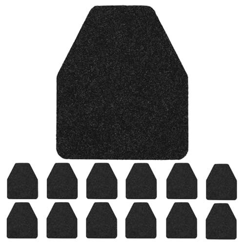 12Pcs Urinal Mats for Men Bathroom Commercial Urinal Floor Mats Urinal Pads for Mens Room Non Slip Splash Toilet Bulk Washable Disposable Large 17Inch x 20.5Inch - size: 12