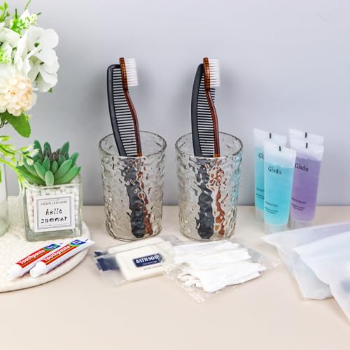 10 Sets Toiletry Kits Homeless Personal Hygiene Kit Bulk Homeless Care Package Supplies Travel Toiletry Kit Homeless Hygiene Kit Bulk for Men Women Charity Disposable Toiletry Kit(10-IN-1) - size: Pack of 10