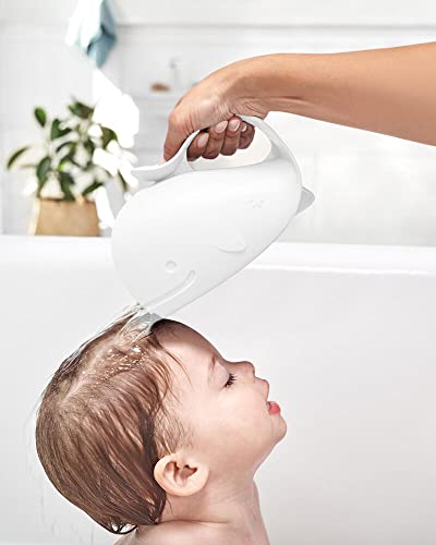 Skip Hop Baby Bath Rinse Cup MOBY Tear-free Waterfall Rinser White Age 0+ - style: Moby Rinser White