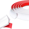 Flexible Shower Threshold Water Dam, Self Adhesive Silicone Water Barrier, Bathroom and Kitchen Water Strip, Shower Splash Guard for Dry and Wet Separation, 78inch, White - color: White, style: 78Inch