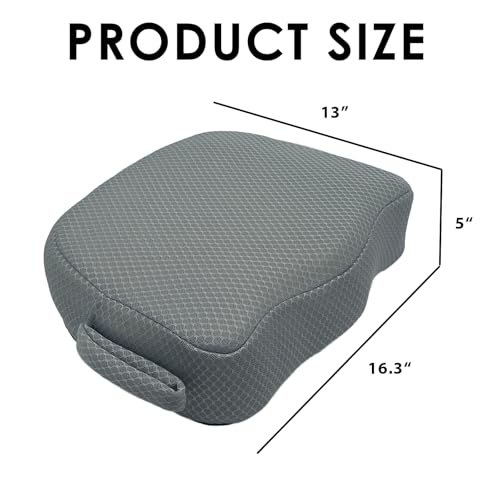 Hot Tub Booster Seat for Adults, 5 Inch Thick Supportive Cushion with Non-Slip Bottom, Weighted for Quick Sink Without Float, Spa Booster Seat for Hot Tub (Including Inflatable), Pool Gray - color: Gray