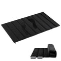 Heagoale Ultra Quick Drying Stone Bath Mat Diatomaceous Earth Shower Mat Non-Slip Foldable Dish Drying Mats for Bathroom Floor, Kitchen Counter, Pet, 23x15, Black - color: Black