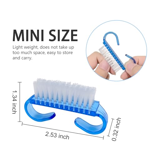 Handle Grip Nail Brush, 24 Pack Small Fingernail Brushes, Hand Scrub Cleaning Brush Kit for Nails and Toes Women Men, Multicolor - color: Pink, Purple, Blue, Green