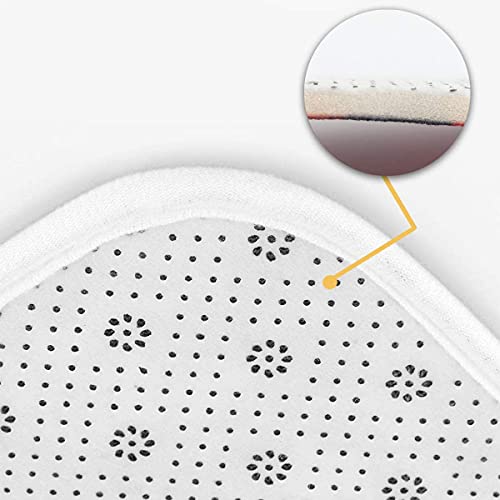 Camper RV Bath Mat Set, Happy Camper Accessories for Travel Trailers, Farmhouse Camping Bathroom Set With Rug and Toilet Lid Cover