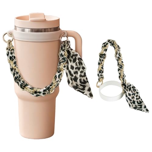 Silicone Water Bottle Handle Strap for Gym Travel Hiking Compatible with Stanley 30 & 40oz Cup Accessories for Men Women Gift - color: Style B