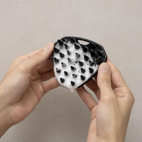 MANSCAPED® The Scalp Buffer Men’s Silicone Head Scrubber – Premium Cleansing & Exfoliating Hair Brush, Ergonomic Handheld Design for Gentle Scalp Massage (1-Pack) - size: Scalp Buffer