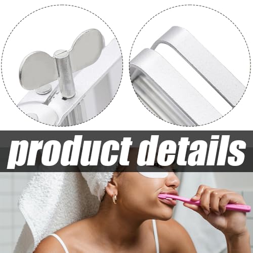 Toothpaste Squeezer, Metal Toothpaste Tube Squeezer, Paint Tube Wringer, Rolling Toothpaste Squeezer for Artist,Hair Salon,Painter and More