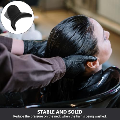 Shampoo Bowl Neck Pillow PVC Neck Support Cushion for Hair Washing Reusable Salon Rest for Comfortable Hair Washing Experience Fits All Salon Wash Basins
