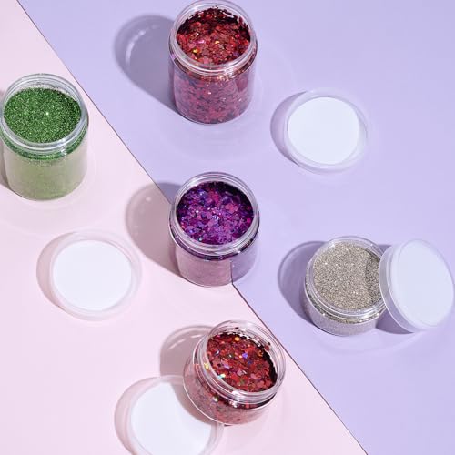 Eternal Moment 36 Pack 4 OZ Plastic Jars Round Clear Cosmetic Container Jars with Clear Lids, Perfect for Lotion, Slime，Cream, Ointments, Makeup, Eye Shadow, Samples, Pot, Travel Storage - color: Clear Lid, size: 4 Ounce