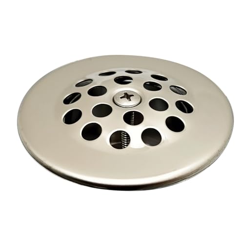 Westbrass Gerber Style Bee-HiveTub Strainer Grid with Screw, Polished Nickel, D327-05 - color: Polished Nickel