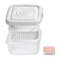 Square Soap Travel Case with Lid Bar Soap Tray and Drain Rack for Bathroom Shower, Portable Soap Rest Holder for Gym, Travel, Camping, Tightly Closed White Soap Box - size: Set of 1