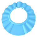 Safe Shampoo Shower Bathing Protection Bath Cap Soft Adjustable Visor Hat for Toddler, Baby, Kids, Children … (Blue) - color: Blue
