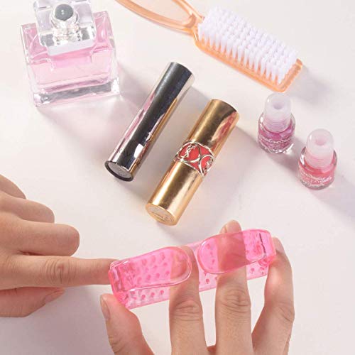 6 PCS Handle Grip Nail Brush,Hand Fingernail Cleaner Brush Manicure Tools Scrub Cleaning Brushes for Toes and Nails Cleaner (Multicolor) - color: Multicolor-6Pack