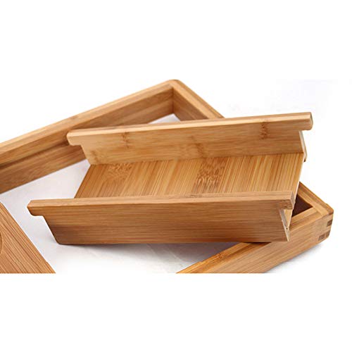 Bamboo Bathtub Tray, Expandable Bath Tray Multifunctional Drain Bath Shelf Caddy Tray Bathtub Storage Rack Bath Tub Tray Table for Candle Towel Book Wine Phone Shower