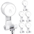 LUXEAR Suction Hooks Powerful Vacuum Suction Cup Hooks-6PACK Razor White - size: 6 Pack Razor