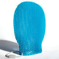 Bath Mitt - Exfoliating Glove, Honeycomb Body Scrubber,Massage Body Scrub Gloves for Home Spa,Mitt Sponges for Cleaning Body,Deep and Gentle,Fast foaming (Blue(Softer,Small Size)) - style: BLUE