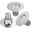 Bathroom Sink Drain Strainers for 1.1"-1.25" Depth Than 1.6" Drain Hole Catcher for Bathroom Sink,Laundry, Utility, RV Sink.Small Conical Bathroom Sink Strainer Basket - size: 0.94 inch Mouth Wide