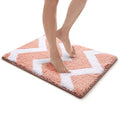 MICRODRY Home Inspirations Collection Soft & Cozy Bath Mats for Bathroom, Memory Foam Bathroom Rugs with Skid Resistant Base, Ultra Absorbent Microfiber Bath Mat, 17x24, Small, Pearl Blush - color: Pearl Blush