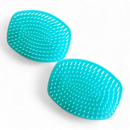 Detangler Hair Brush for Wet & Dry Hair (4×3 in) - Firm Bristle Shampoo Scalp Brush for Shower - Gentle Detangling for Women Men Kids - Multi-Use for Hair Scalp Beard (Light Green) - color: Light Green