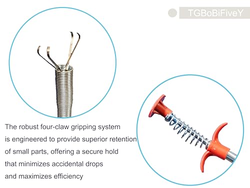 Drain Snake Gutter Cleaning Tools 35.4 Inch Drain Cleaner Clog Remover Tool | Flexible Auger for Toilet Shower Sink Bathtub Hair Clog Remover Fast Unblocking Drain Cleaner for Kitchen Sewer Drain