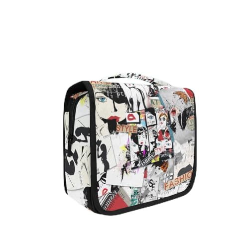 senya Hanging Travel Toiletry Bag Kit Makeup Case Cosmetics Organizer for Men Women - color: Teenage Girl