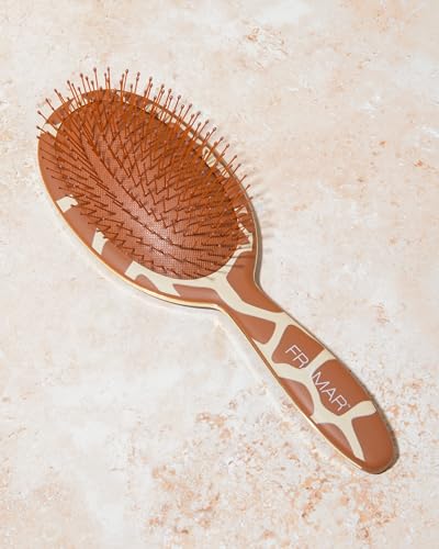 FRAMAR Wet Hair Brush Detangler, Detangling Hairbrush For Women, Wet Hair Brush For Girls, Hair Detangler Brush, Wet Hairbrush, Hairbrushes, Girls Hairbrush Detangler, Reduces Frizz - Giraffe - color: Giraffe