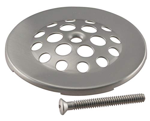 Westbrass Gerber Style Bee-HiveTub Strainer Grid with Screw, Satin Nickel, D327-07 - color: Satin Nickel