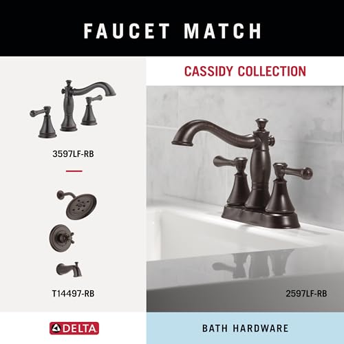 Delta Single Post Toilet Paper Holder | Venetian Bronze | Wall Mount | Cassidy Bathroom Accessories - color: Venetian Bronze