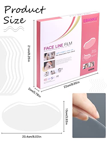 EBANKU 200 PCS Face Shields Eye Visors Waterproof Eye Patch for Showering | Eyebrow Eyelash Shields for Shower, Face Shields for Hairspray, Eye Eyelid Surgery Aftercare, Disposable, Clear, Plastic - style: 200 Count
