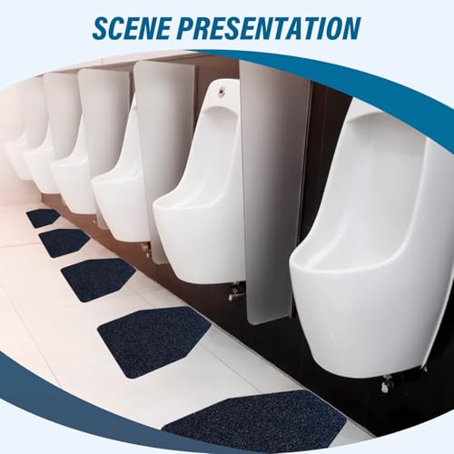 24Pcs Urinal Mats for Men Bathroom Commercial Urinal Floor Mats Urinal Pads for Mens Room Non Slip Splash Toilet Bulk Washable Disposable Large 17Inch x 20.5Inch - size: 24