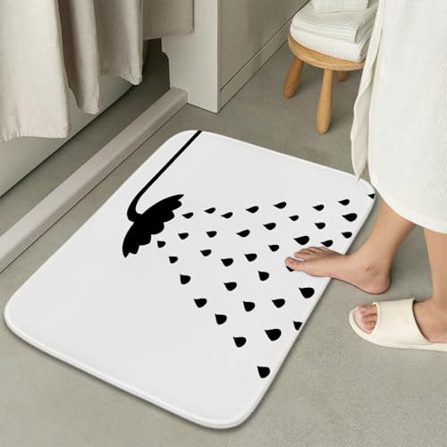 Sea Turtles Nautical Blue Ocean Beach Animals Bath Rugs Non Slip Shower Mat Bathroom Decor Door Rug (16x24 inches, Water Rain) - color: Multi Color 11, size: 2' x 1'4" (Rectangular)