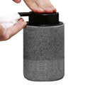 Resin Foaming Soap Dispenser, 11 OZ Bathroom & Kitchen Foam Soap Dispenser, Easy Press Pump, Refillable Hand Soap Dispenser, Modern Decor (Gray) - color: Gray