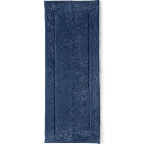 Lands' End Non Skid Bath Rug Deep Sea Navy 23" x 59" - color: Deep Sea Navy, size: 23" x 59" (Rectangular)