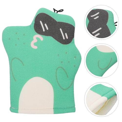 Exfoliating Bath Mitt and Skin Scrubbing Glove Set, Deep Cleaning Shower Gloves with Strong Scrubbing Power, Sturdy Bathing Supply for Body Exfoliation and Skin Care