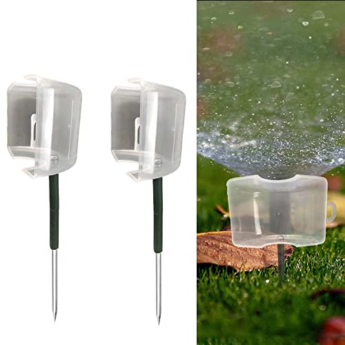 2pc Sprinkler Splash Shield for Lawns, Underground Sprinkler Guard (15in)