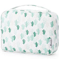 Mossio Hanging Toiletry Bag with Sturdy Hook - Large Portable Cosmetic Makeup Travel Organizer for Men & Women - color: Cactus