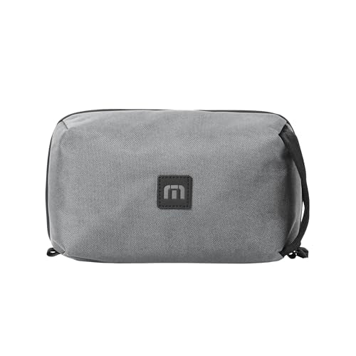 TravisMathew Approach Water-Resistant Travel Toiletry Bag with Hook, Shadow Grey - color: Shadow Grey