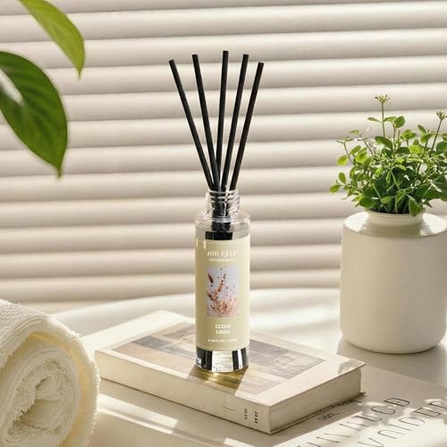 Airkeep Reed Diffuser Oil Refill/Clean Linen/3.38 oz/1 Pack/Air Freshener & Aromatherapy Essential Oil Blend for Home Fragrance – Scented Refill Oil for Bathroom, Bedroom & Home Decor - size: Refill/3.38Ounce/1pack